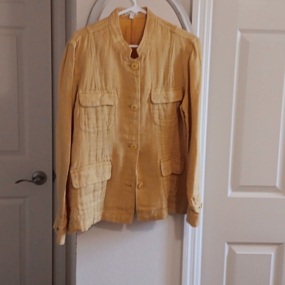 Eileen Fisher jacket linen